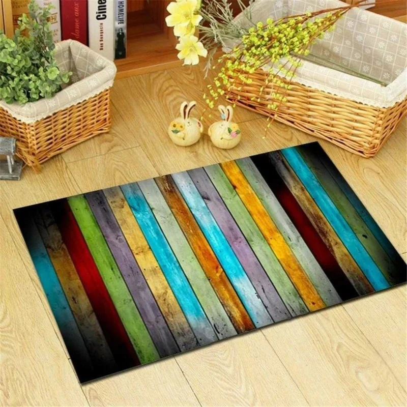 

Kitchen Mat Entrance Doormat for Living Room Non-Slip Bathroom Bedside Floor Mat Home Decor Long Print Washable Modern Carpet
