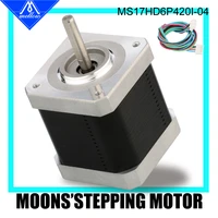 mellow high temperature moons 48mm nema 17 stepper motor 4 lead for 3d printer parts voron 2 4 blv mgn cube ender 3 prusa i3