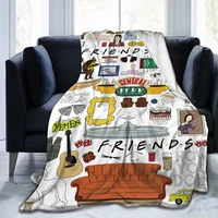 friends kee american tv series printed blanket bed and sofa blanket childrens adult over the knee wrap blanket