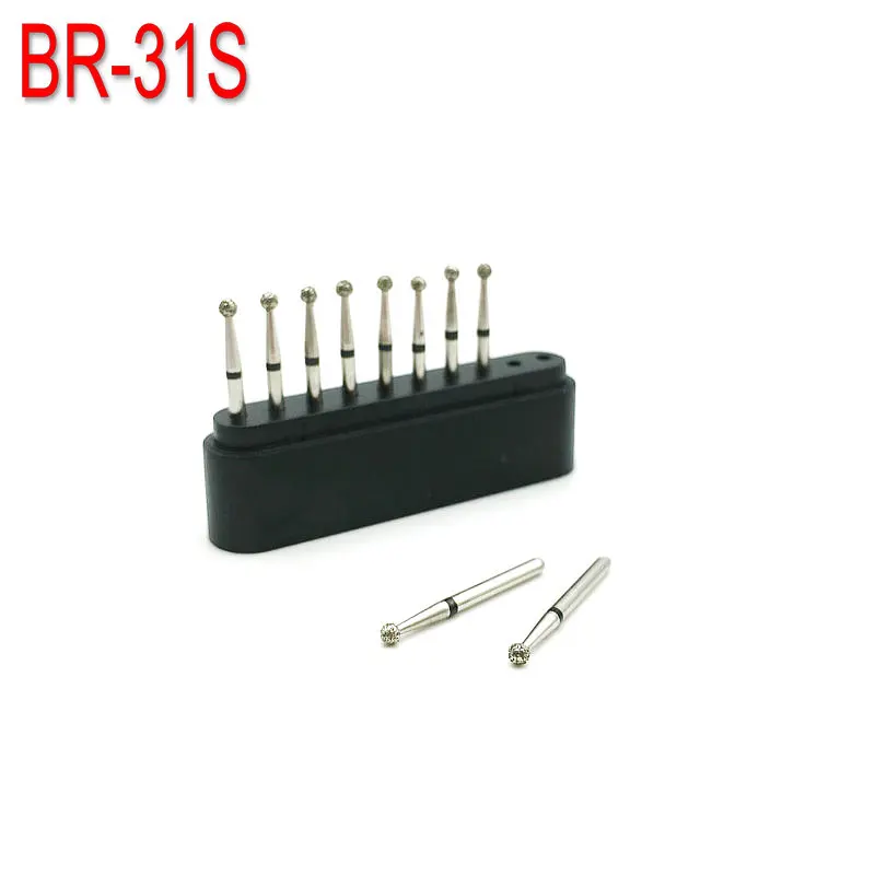 10 шт./кор. Стоматологические алмазные сверла супер крупный полировальный Бур для