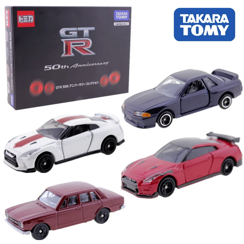 

Tomica GTR PGC10 BNR32 R35 50th Anniversary Takara Tomy Car Kit Diecast Hot Pop Funny Miniature Kids Toys Model