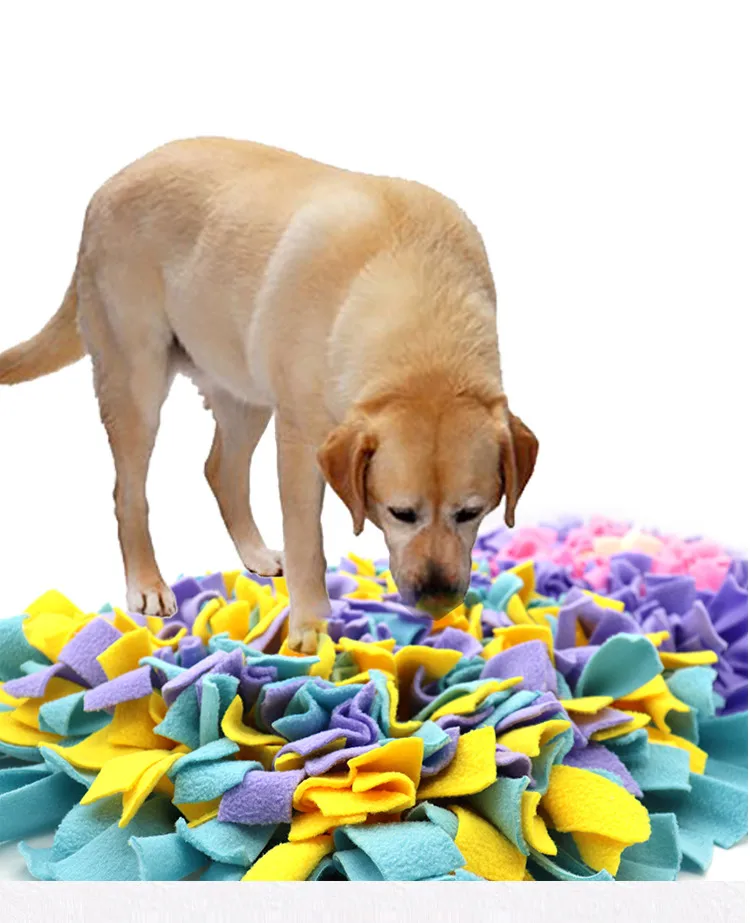 

Одеяло для тренировки носа для собак, игрушечный коврик для собак, стирающийся коврик для медленного ношения