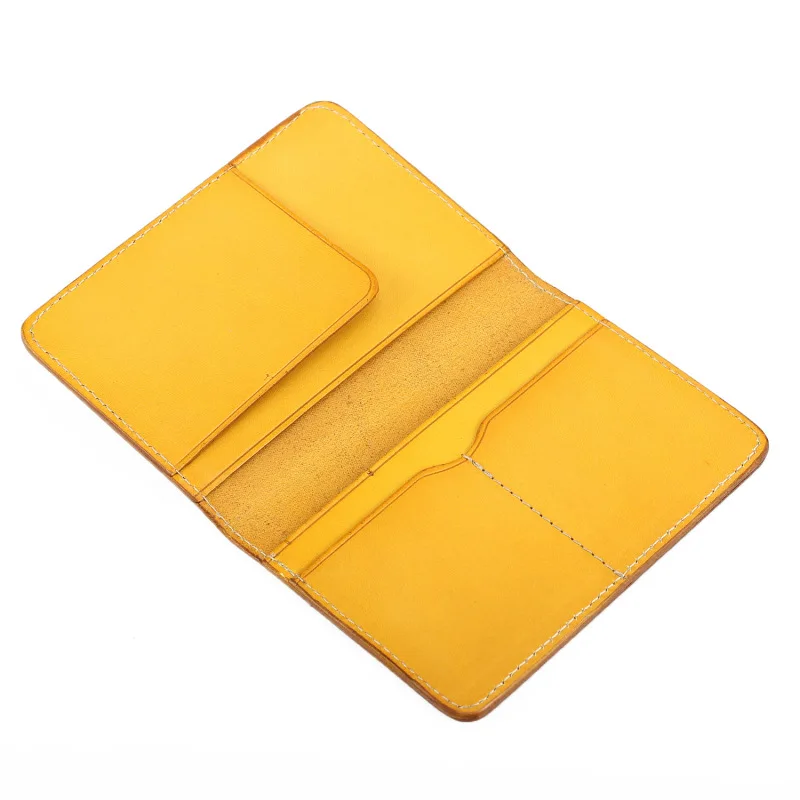 Обложка для паспорта ручной работы винтажная растительная загорелая Обложка для паспорта держатель для документов Многофункциональная Кожаная барсетка