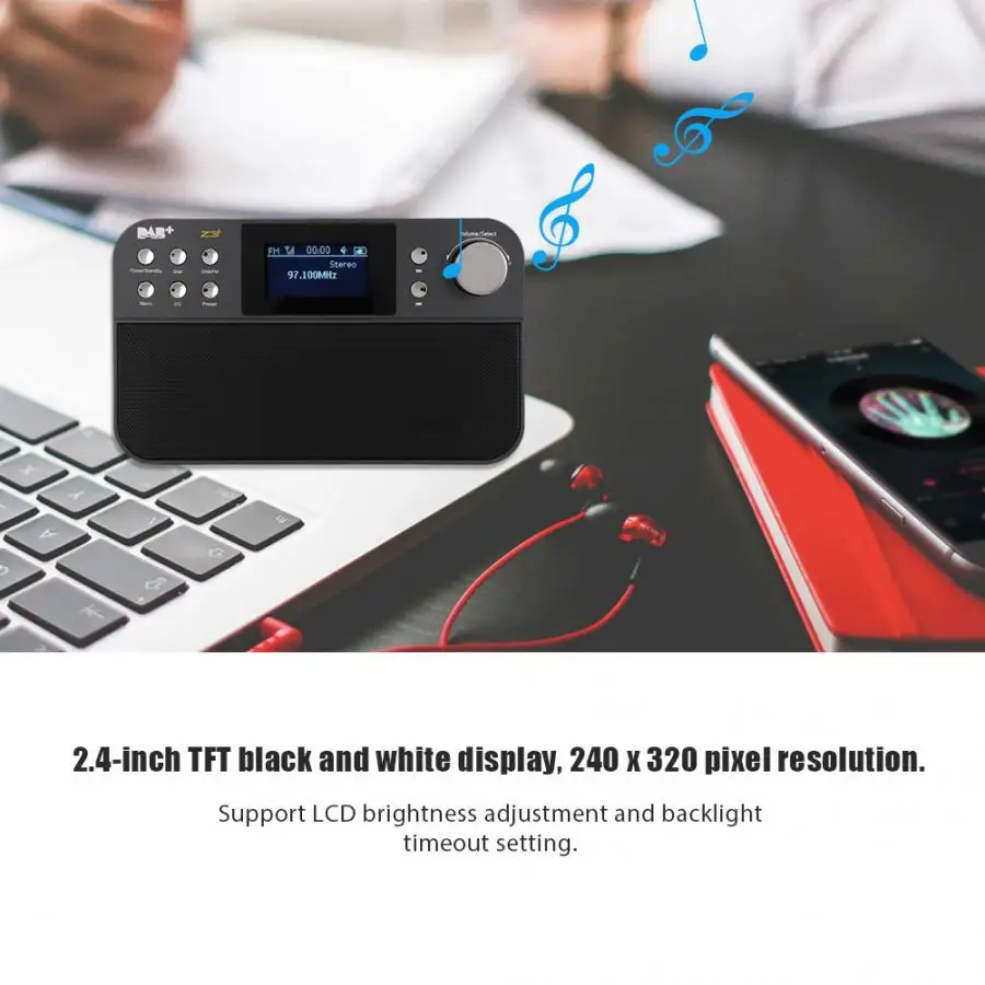 Портативный DAB +/FM RDS диапазон радио 87 5 108 МГц Глобальный FM мини приемник