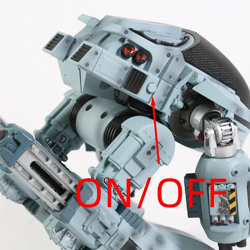 

Robocop ED-209 with Sound PVC Action Figure Model Collection Classic Gift Kids Figurine Doll