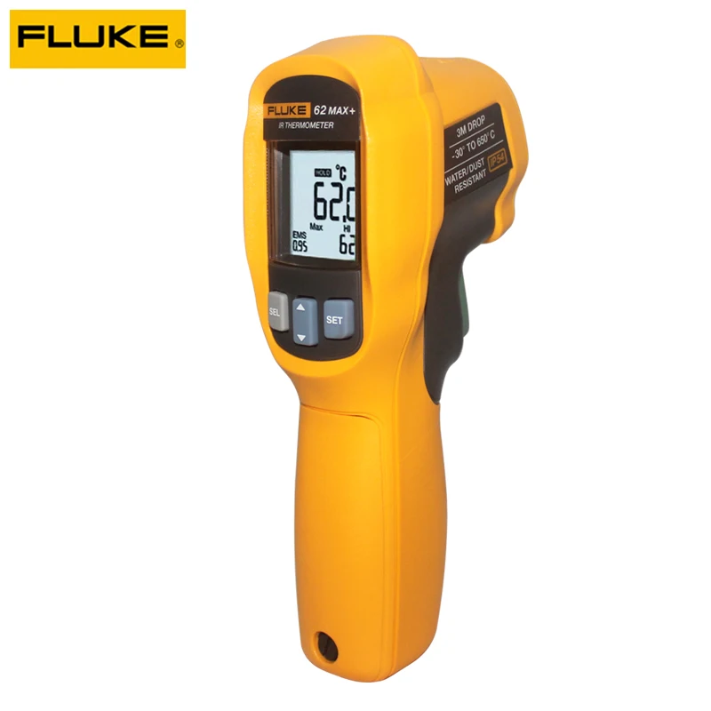 Инфракрасный термометр Fluke 62 MAX Plus Бесконтактный Ручной цифровой лазерный