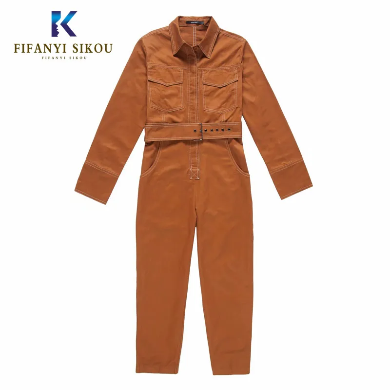 Уличная одежда Сезон зима осень Комбинезон для женщин Женский комбинезон с