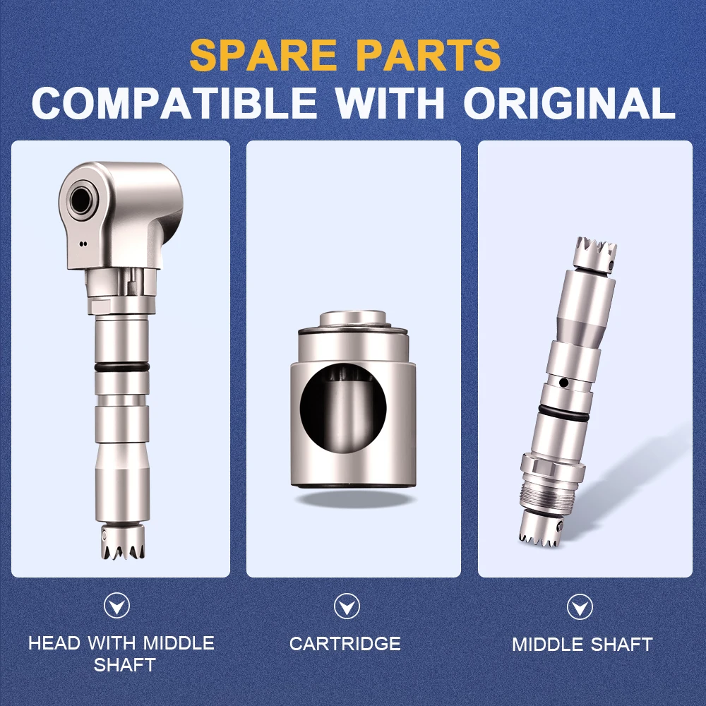 Dental Contra Angle Handpiece 1:1 Fiber Optic Low Speed Ai-Max X25L Fit  Electric Micromotor