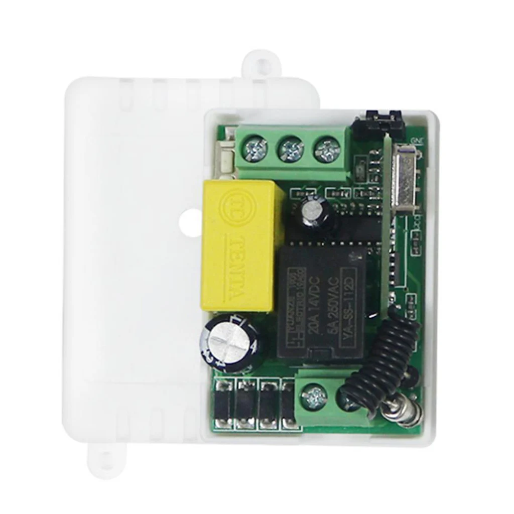 

220V 10A Relay Wireless 433MHz One Key Remote Control Switch Receiver