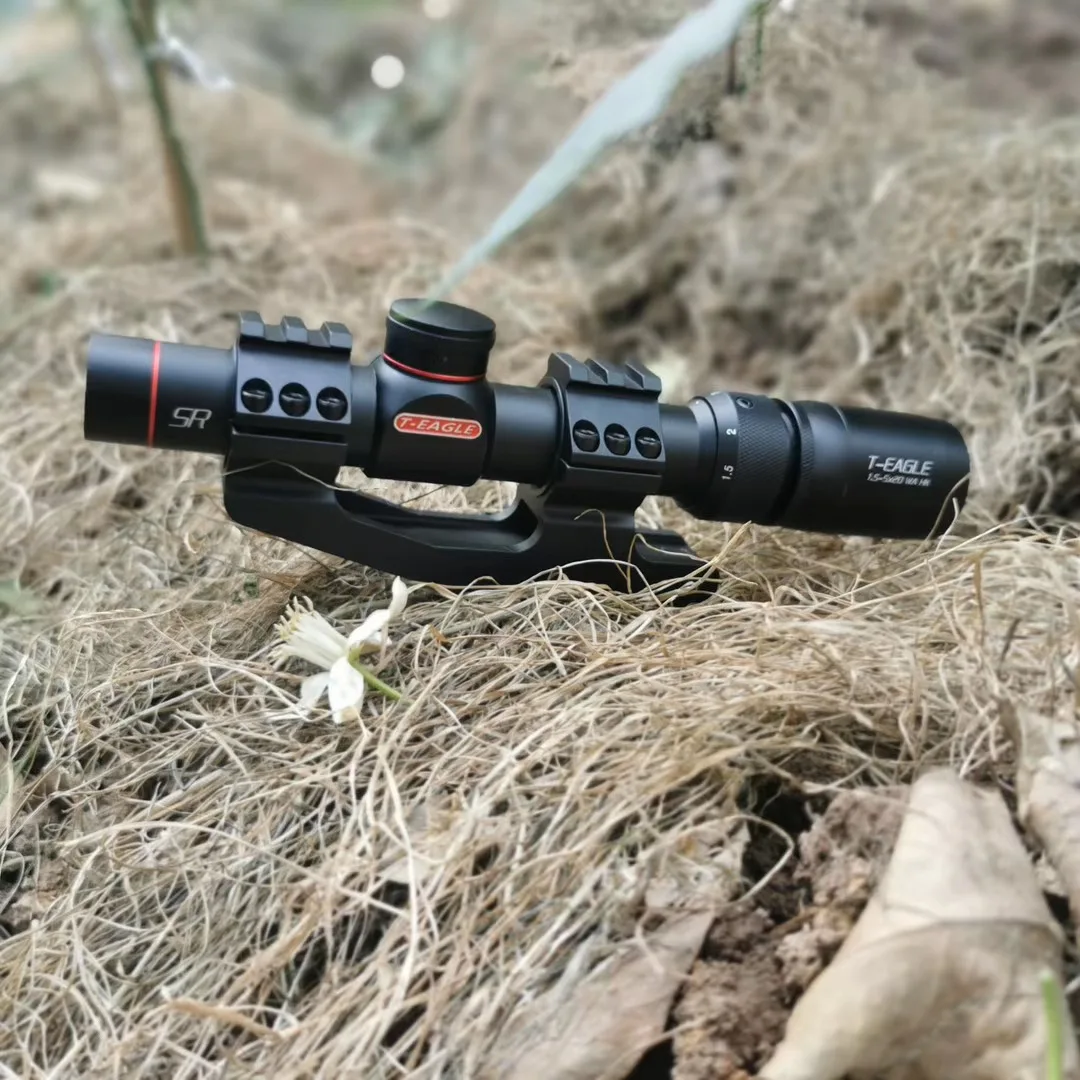

TEAGLE R1.5-5X20 Tactical RiflesScope sniper hunting Optics Riflescopes airsoftsports shock proof big vision rifle scope