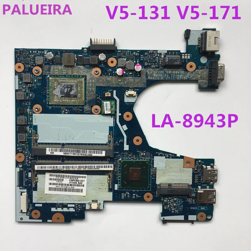 PALUBEIRA NBM8911003 материнская плата для ноутбука Acer aspire V5 131 171 Travelmate B113 E M с Процессор Q1VZC