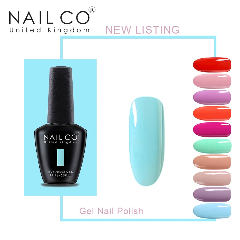 Гель лак NAILCO Art полуперманентный Гибридный для дизайна ногтей 15 мл|Гель ногтей| |
