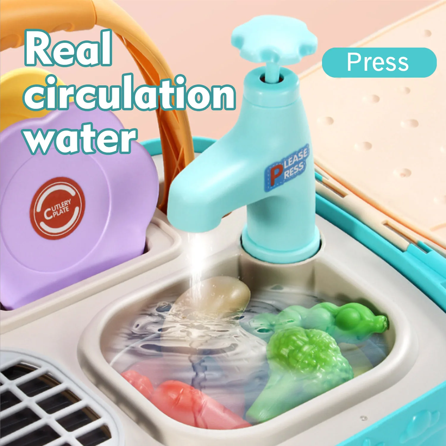 Детский кухонный набор для приготовления пищи корзина пикника игрушка с