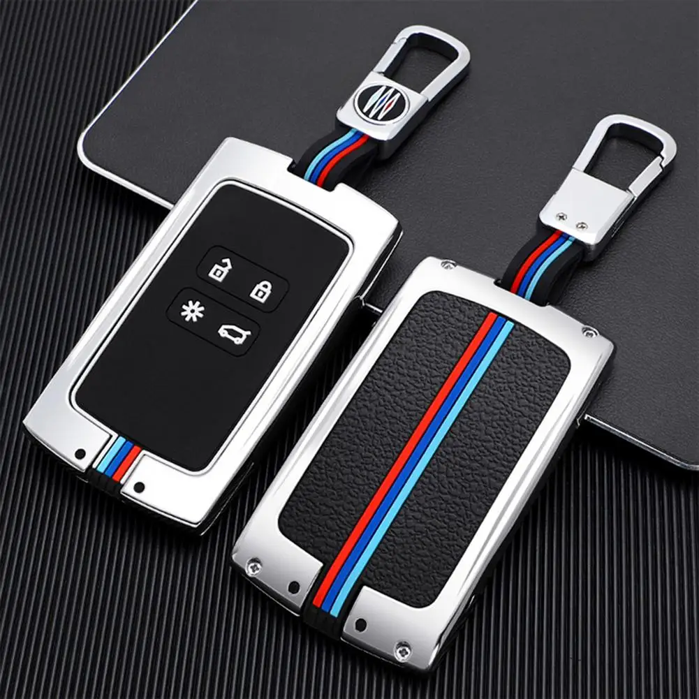 

Zinc Alloy Car Key Case Cover for Renault Megane/Koleao Smart Remote Key 3 Button Case Holder Car Interior Accessory