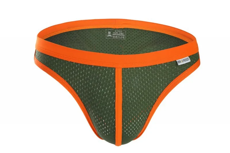 Мужские трусы брифы из прозрачной сетчатой ткани темно синие слипы сексуальное