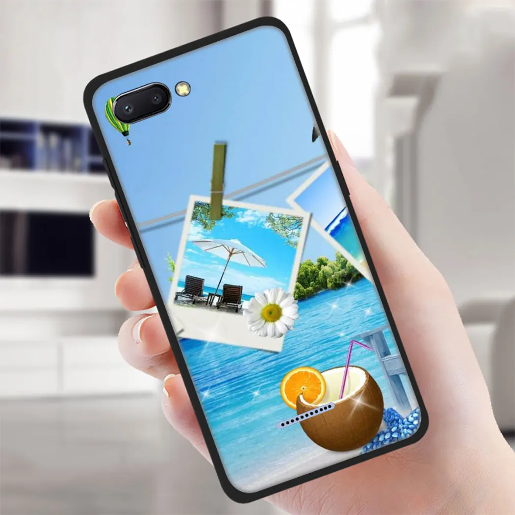 IYICAO Лето кокосовый пляж Мягкий силиконовый чехол для Xiaomi Redmi Note 4X5 6 7 8 Pro 5A Prime Case |