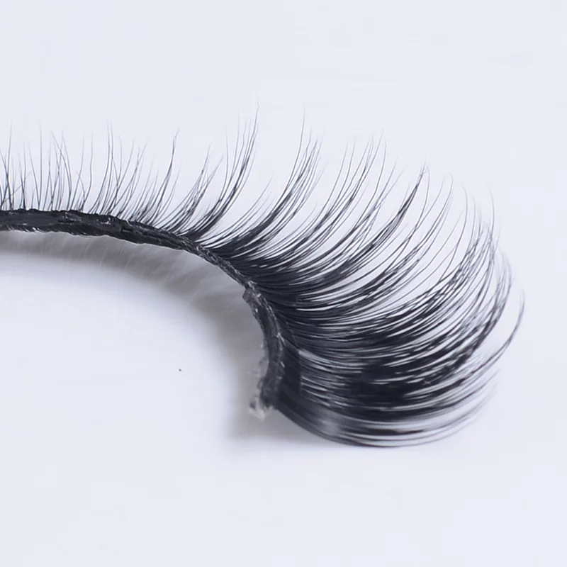 Flash Girl 1 пара мягких накладных ресниц ручной работы шелковые искусственные 3D