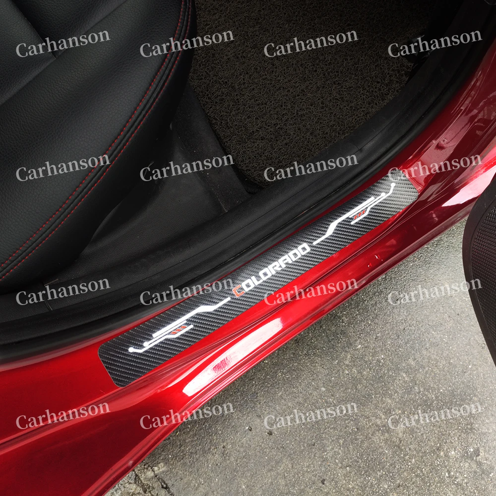 Для Chevrolet Colorado Авто дверные ручки наклейка для порога Накладка педаль автомобиля