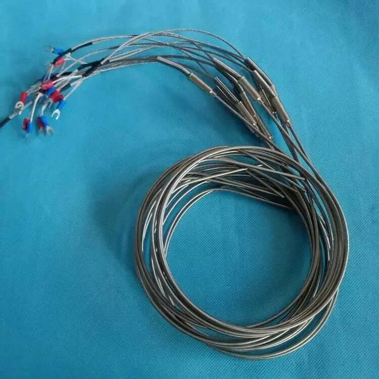 Система закалки стекла термостойкость K-type бронированный термопарный датчик