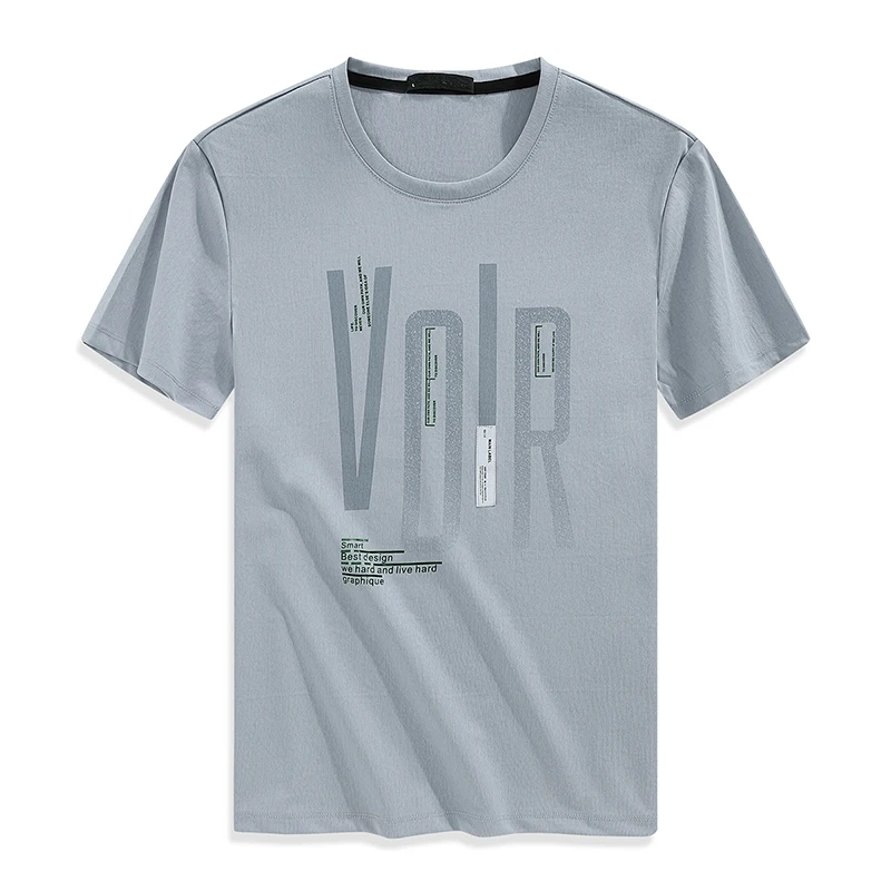 Футболка TFU мужская из 2020 хлопка мягкая удобная дышащая модная Свободная рубашка