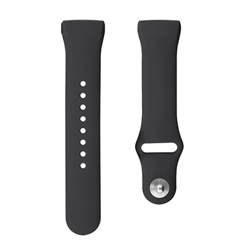 1 шт. яркие силиконовые часы, браслет, ремешок, сменные браслеты для Fitbit Charge 3, аксессуары для умных часов - Цвет: black