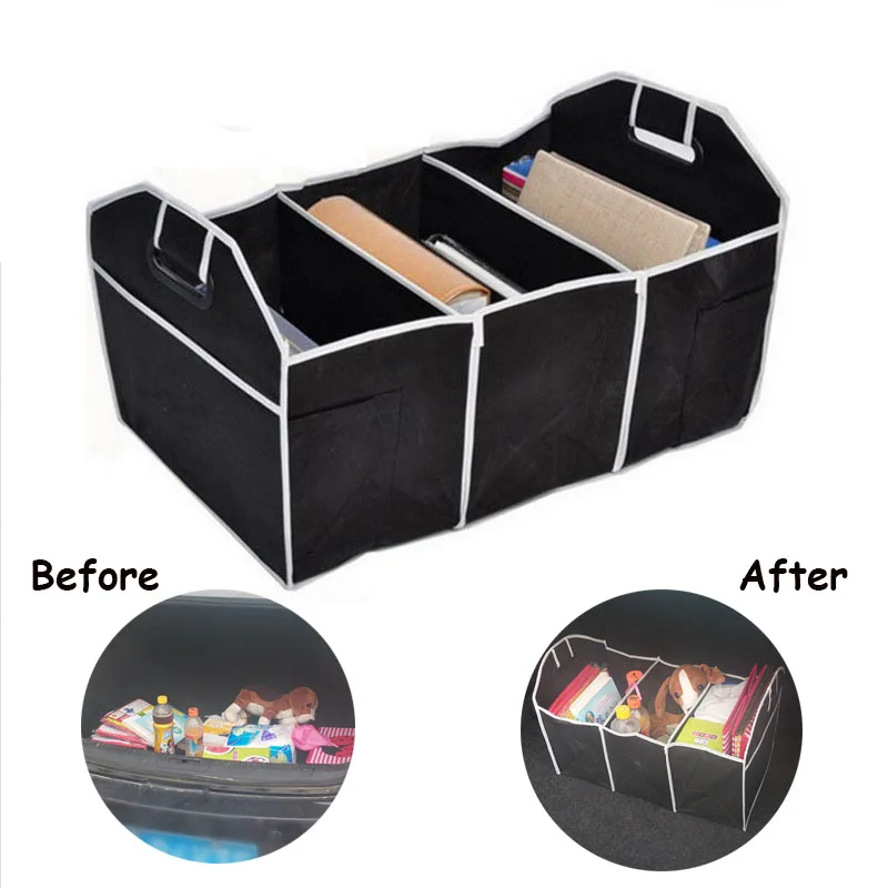 Органайзер для багажника автомобиля коробка хранения складная автомобильная