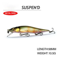 minnow new lure lure slow sinking minnow 9 8cm10 5g bait for sea bass lure lure 9 8cm10 5