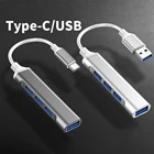 USB-концентратор 3,0 Type-C 3,1, 4 порта, мультиразветвитель, OTG для Lenovo, Xiaomi, Macbook Pro 13, 15 Air Pro, аксессуары для ПК