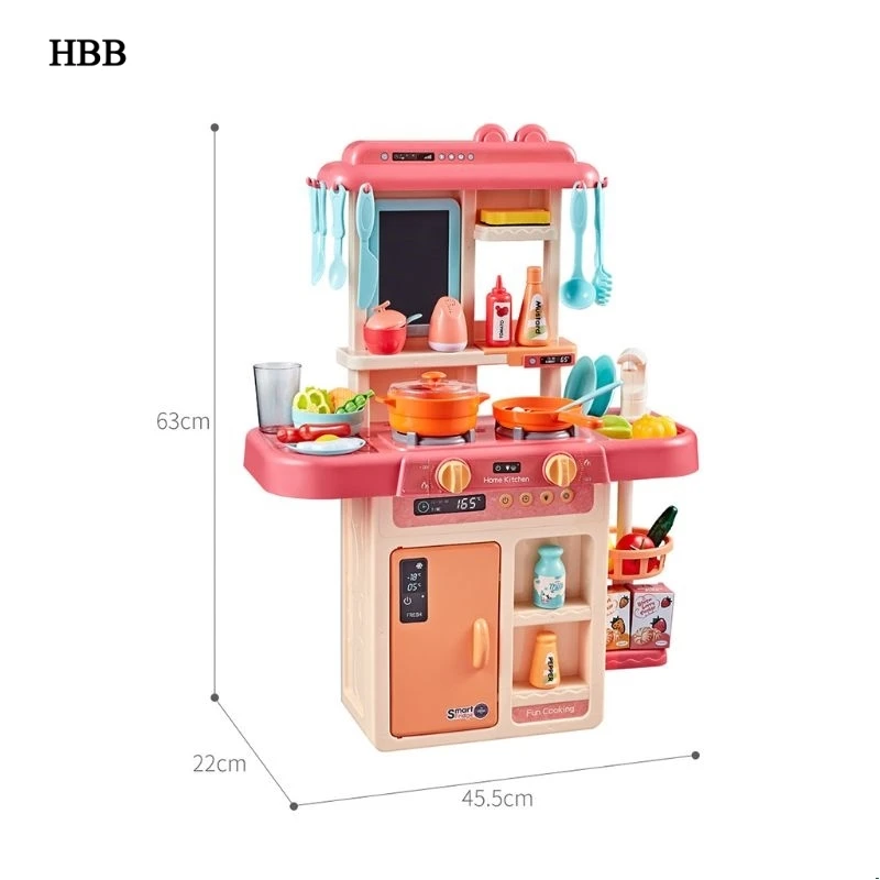 

42Pcs/Set Simulation Kitchen Toy Spray Water Dinnerware Children's Toys Cooking Table Set