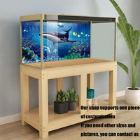 fish tank background decorative painting underwater world series pvc waterproof material fish tank decoration home decoration