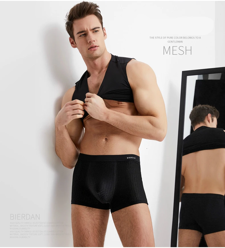 Ice Wire Homme шорты, одежда, боксеры, сумка, боксеры, шорты, трусы с мешочком, брендовые облегающие мужские трусы, Cuecas, мужские черные