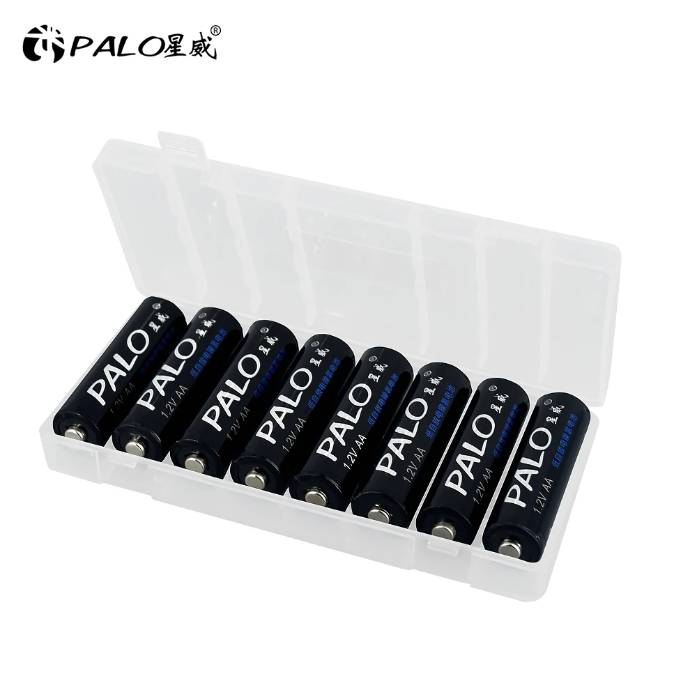 PALO 2a AA Аккумуляторная батарея NiMH 1 2 V 3000mAh Aa аккумуляторные батареи для игрушечной