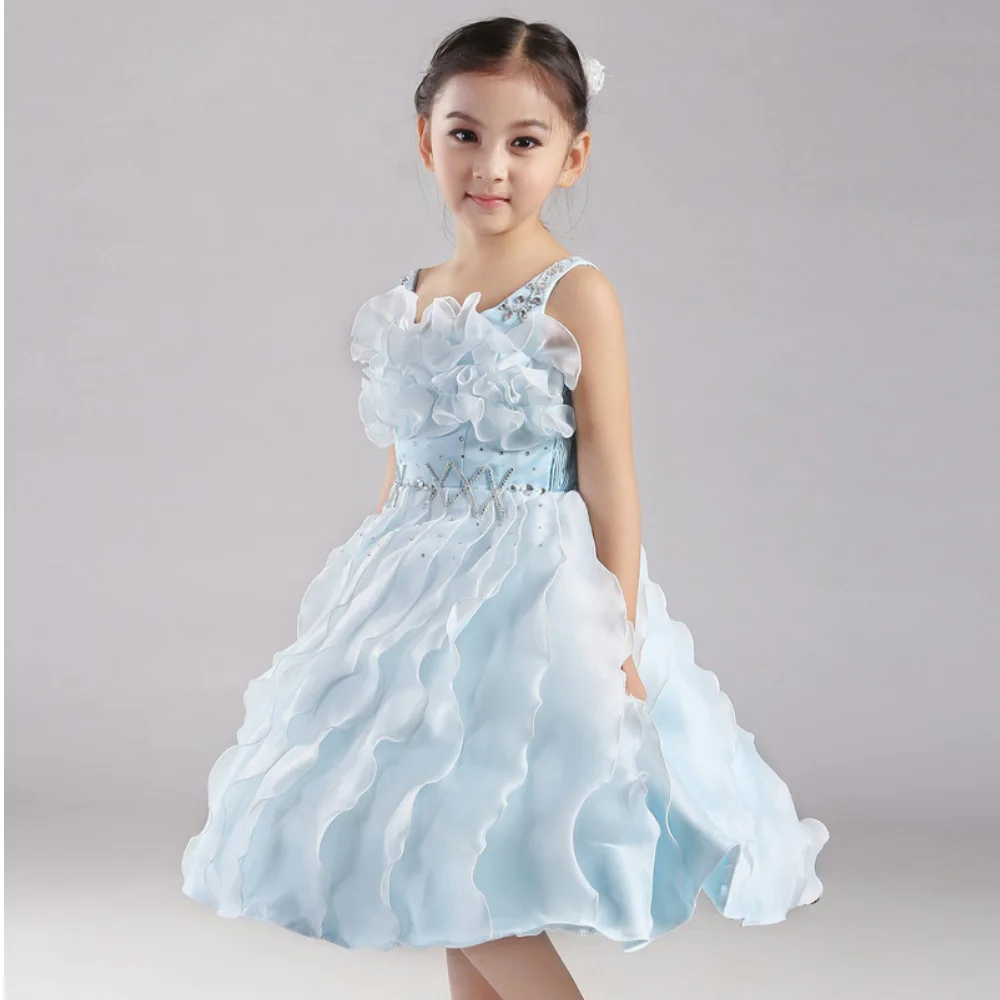 Новинка 2020 модная детская одежда детское платье для пианино ведущей принцессы