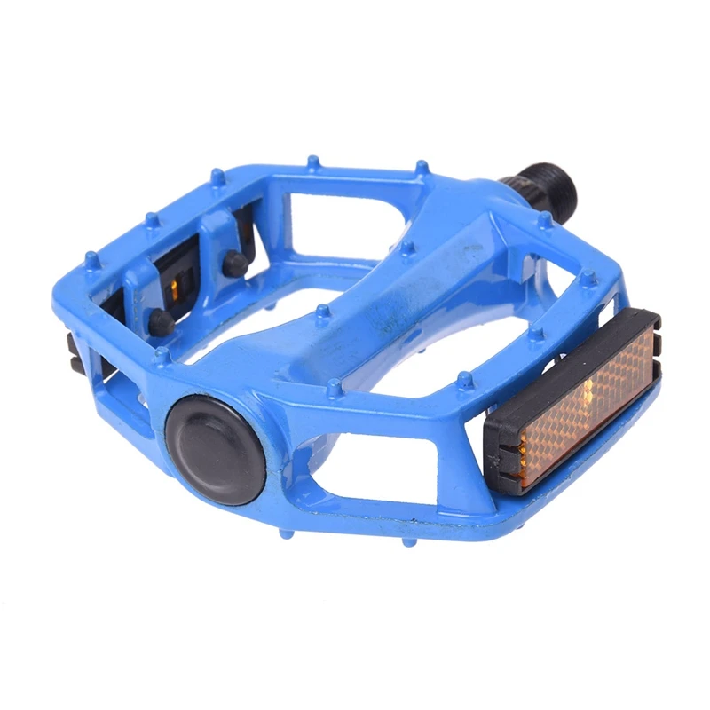 2 шт. Нескользящие синие педали из алюминиевого сплава для MTB велосипеда | Спорт и