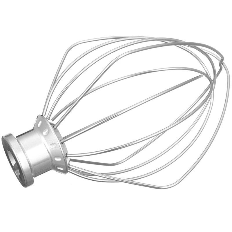 

Проволочный миксер из нержавеющей стали для Kitchenaid K45Ww 9704329 мукомольный торт воздушный шар венчик яйцо мешалка для крема