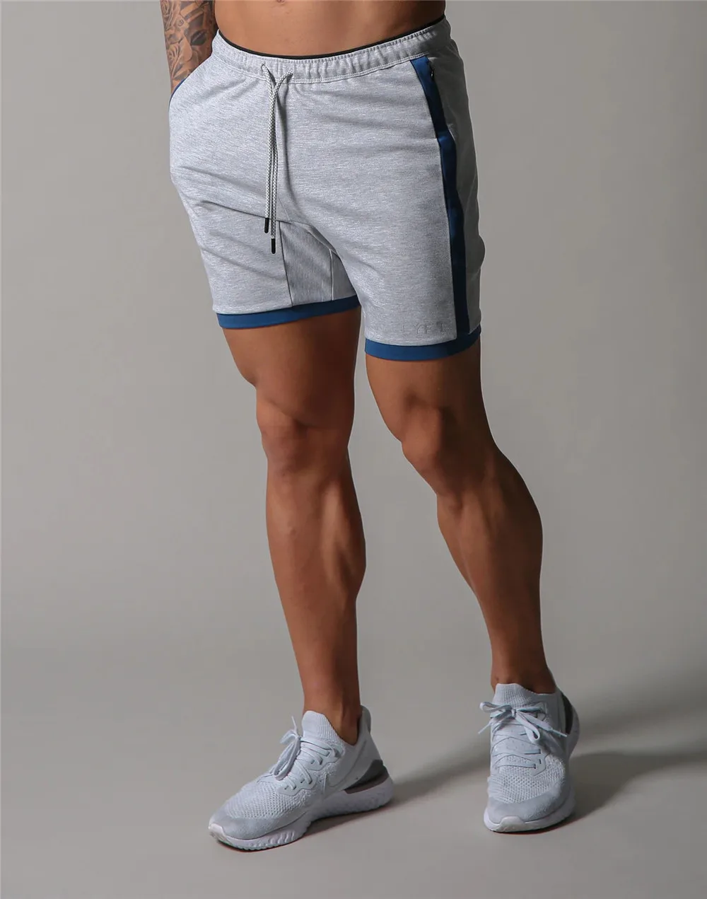 Шорты LYFT мужские спортивные с невидимой молнией тонкие штаны для тренировок и