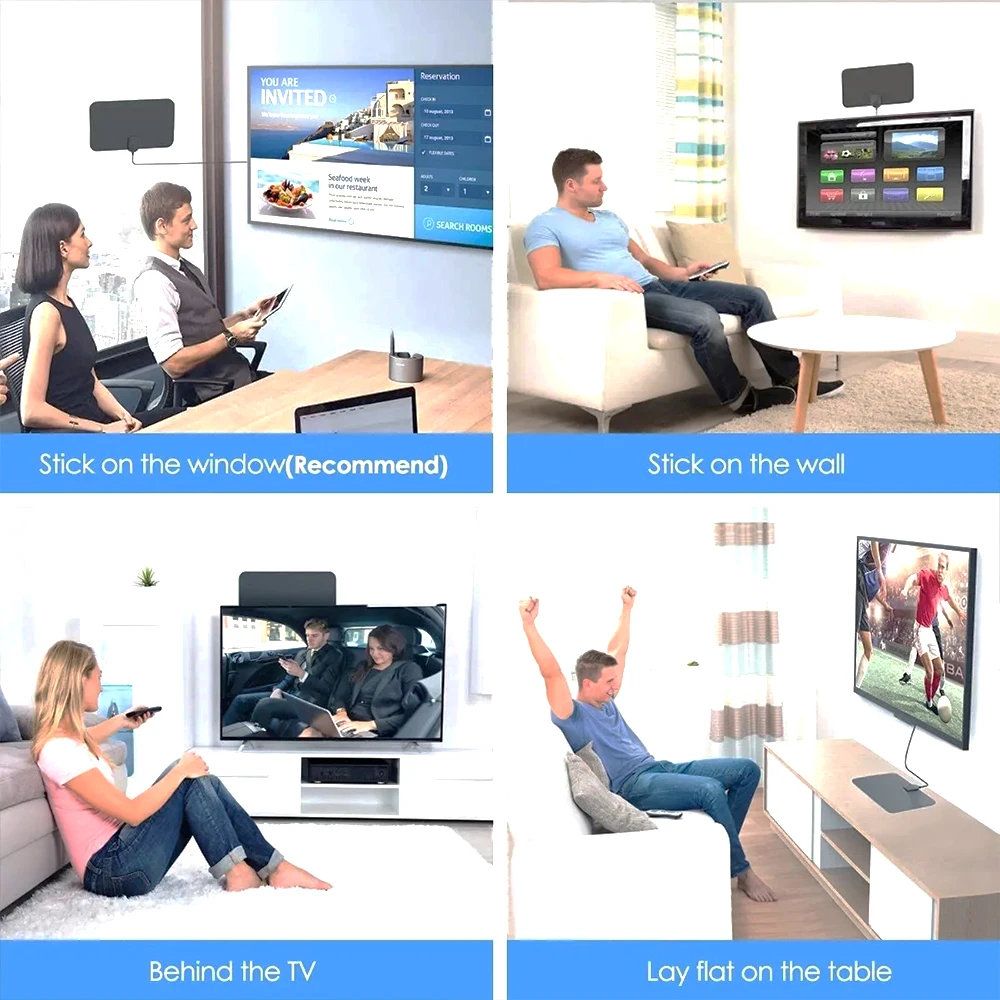 Антенна для ТВ HD цифровая USB 720P/1080P|Телевизионные антенны| |