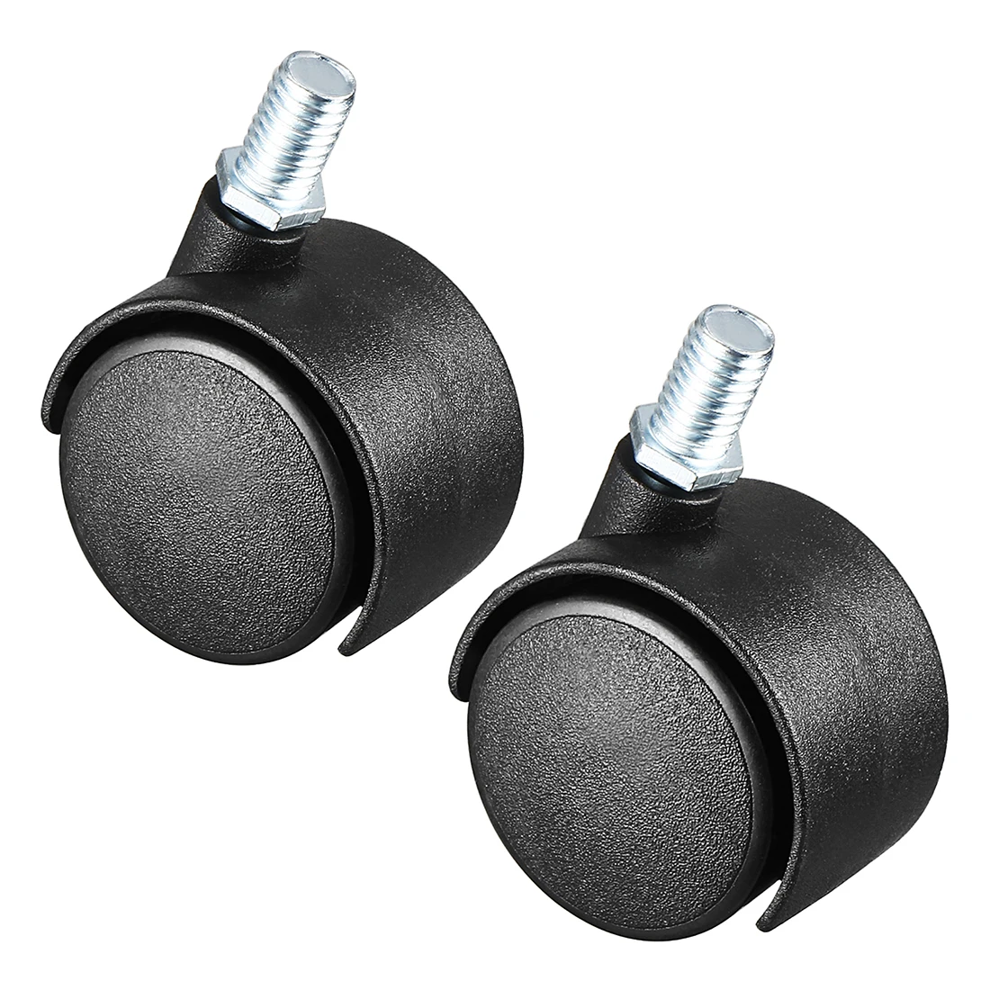 Uxcell 1 дюймов шарнирный ролик колеса нейлон 360 градусов резьбовой стержень 25