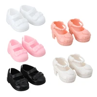 doll princess shoes pinkwhite toys sandals for 16 30cm fat baby blyth doll fashion diy doll clothes accessories toy pvc shoe