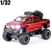 132 toyota tundra alloy big wheels car model die cast toy metal pull back childrens toys gifts free shipping