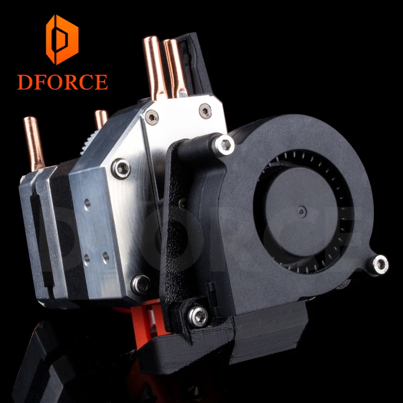 DFORCE аль-BMG-жидкостное охлаждение Запчасти для экструдера с прямым приводом hotend BMG водяного охлаждения обновления Комплект для Creality 3D Ender-3/CR-10S