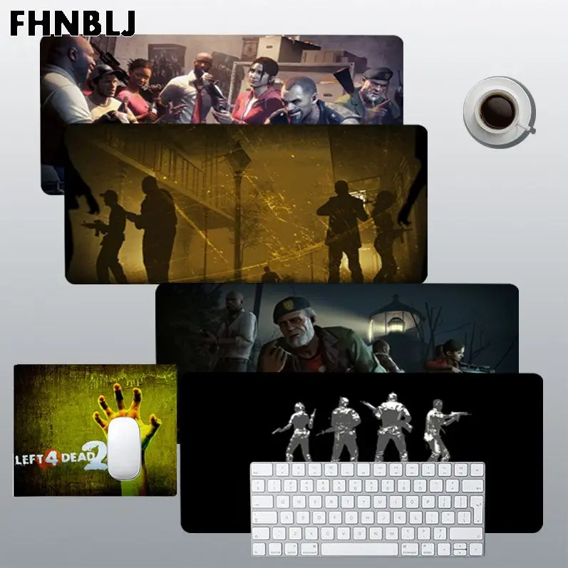 Игровой коврик для мыши FHNBLJ удобный игровой левой компьютера и ноутбука 4 мертвых
