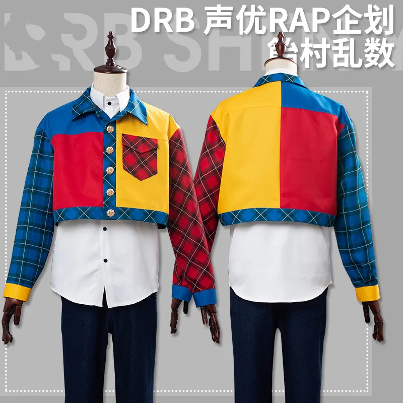 

Anime! DRB Division Rap Battle Ramuda Amemura Cool Gothic Uniform Cosplay Costume Unisex NEW Halloween Party Suit Costumes