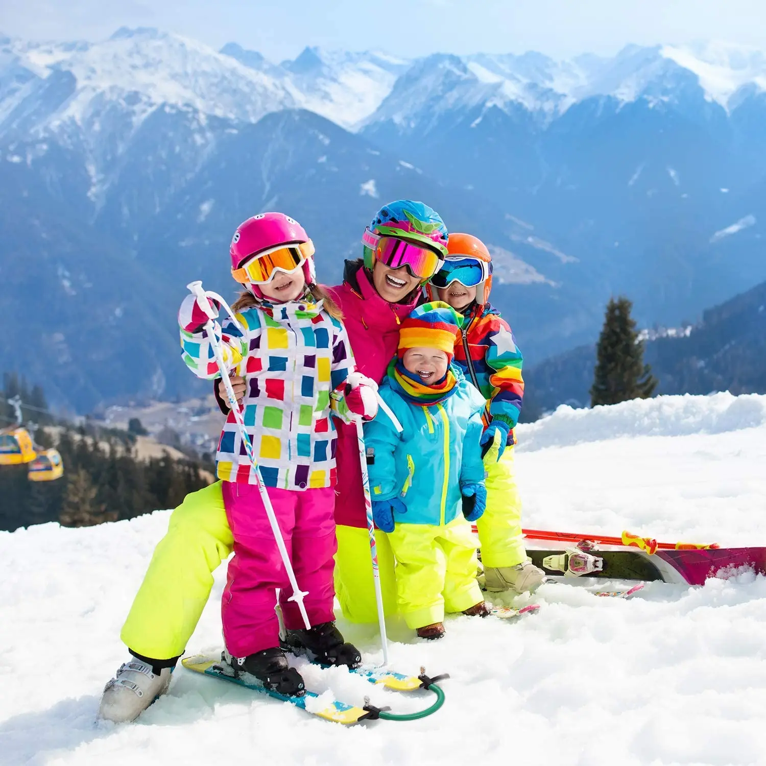 4 Pieces Ski Tip Connector Trainer Training Aid Easy Wedge Snow Tools for Winter Beginner Skiing | Спорт и развлечения