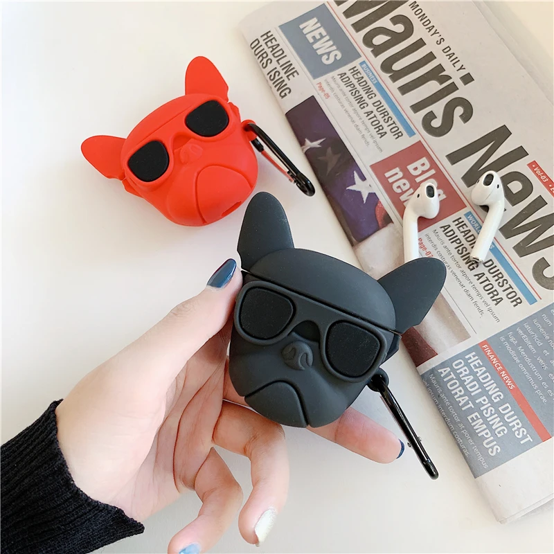 Чехол для Airpod, чехол для телефона с милой собачкой, гарнитура для airpods, чехол, силиконовый чехол, чехол для наушников, чехол для наушников