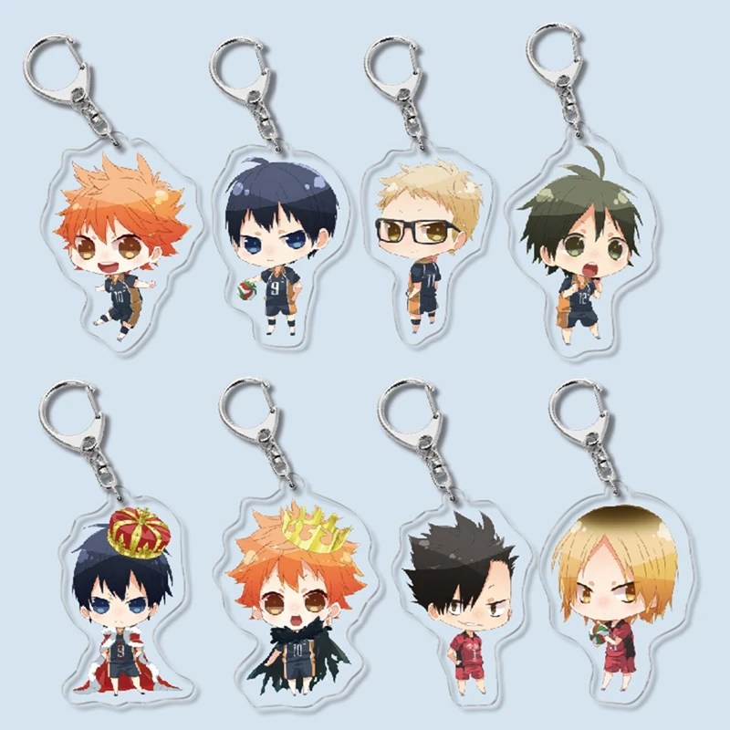 

Брелок Haikyuu Karasuno Nekoma, металлический, для мужчин