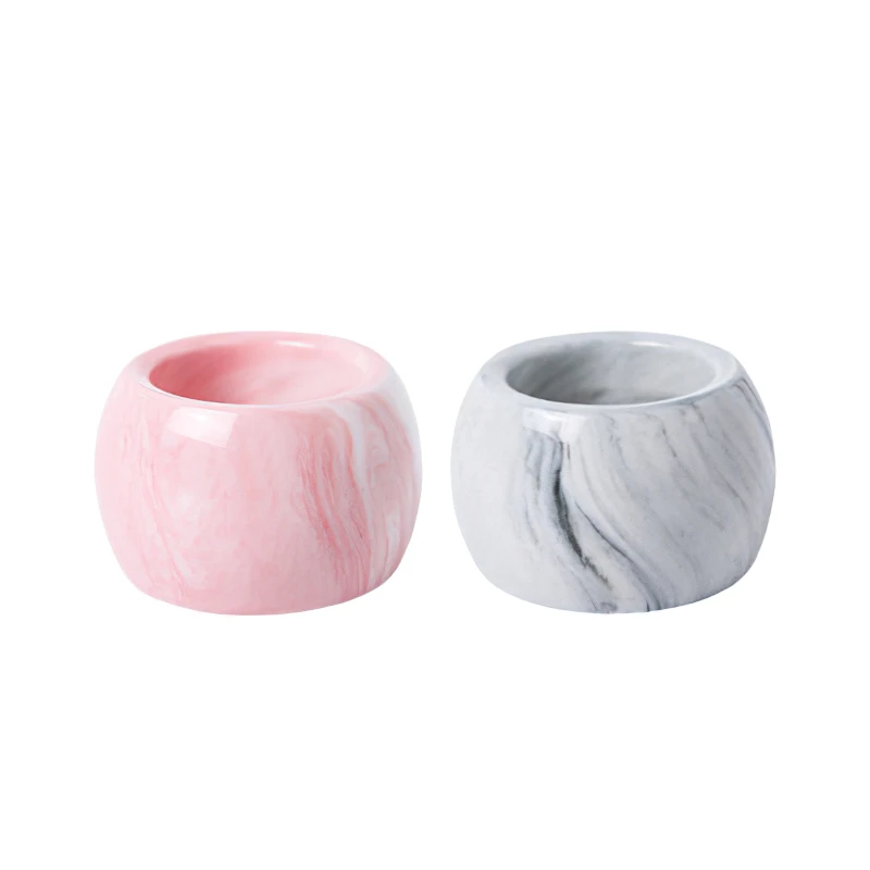 

Ceramic Electric Toothbrush Holder Nordic Powder Gray Marbling Round Base Hotel Family Bathroom Decoration Storage Supplies