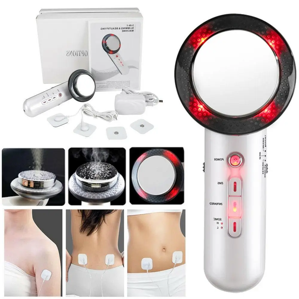 

Ультразвуковой массажер для похудения, 3 в 1, фотокавитационный Домашний Массажер для потери веса, стимулятор мышц, Электрический лазер для ...