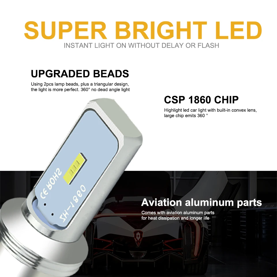 ANMINGPU 2x P21W Led BA15S 1156 лампа BAU15S PY21W CSP 1860SMD 1157 P21/5W BAY15D сигнальная поворотный сигнал