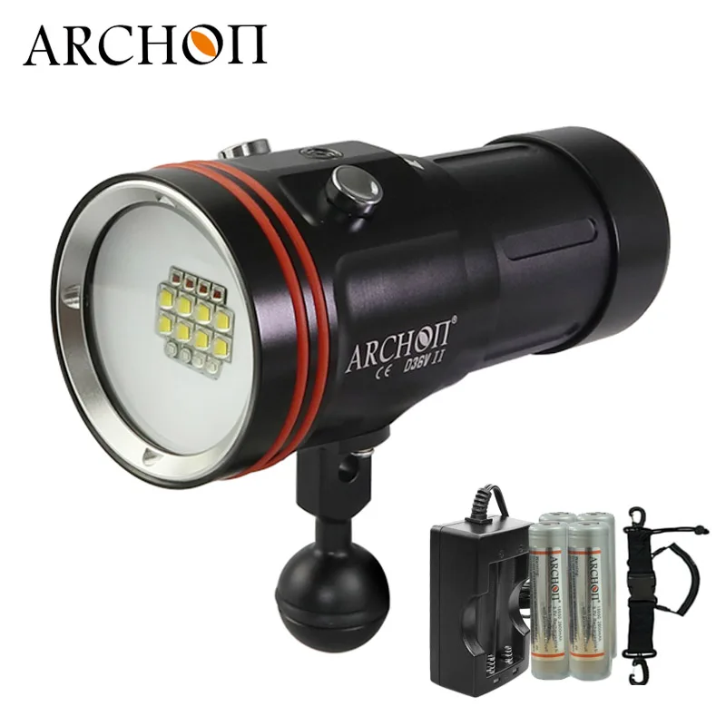 ARCHON D36V II обновление W42V вссветильник для дайвинга подводная видеосъемка